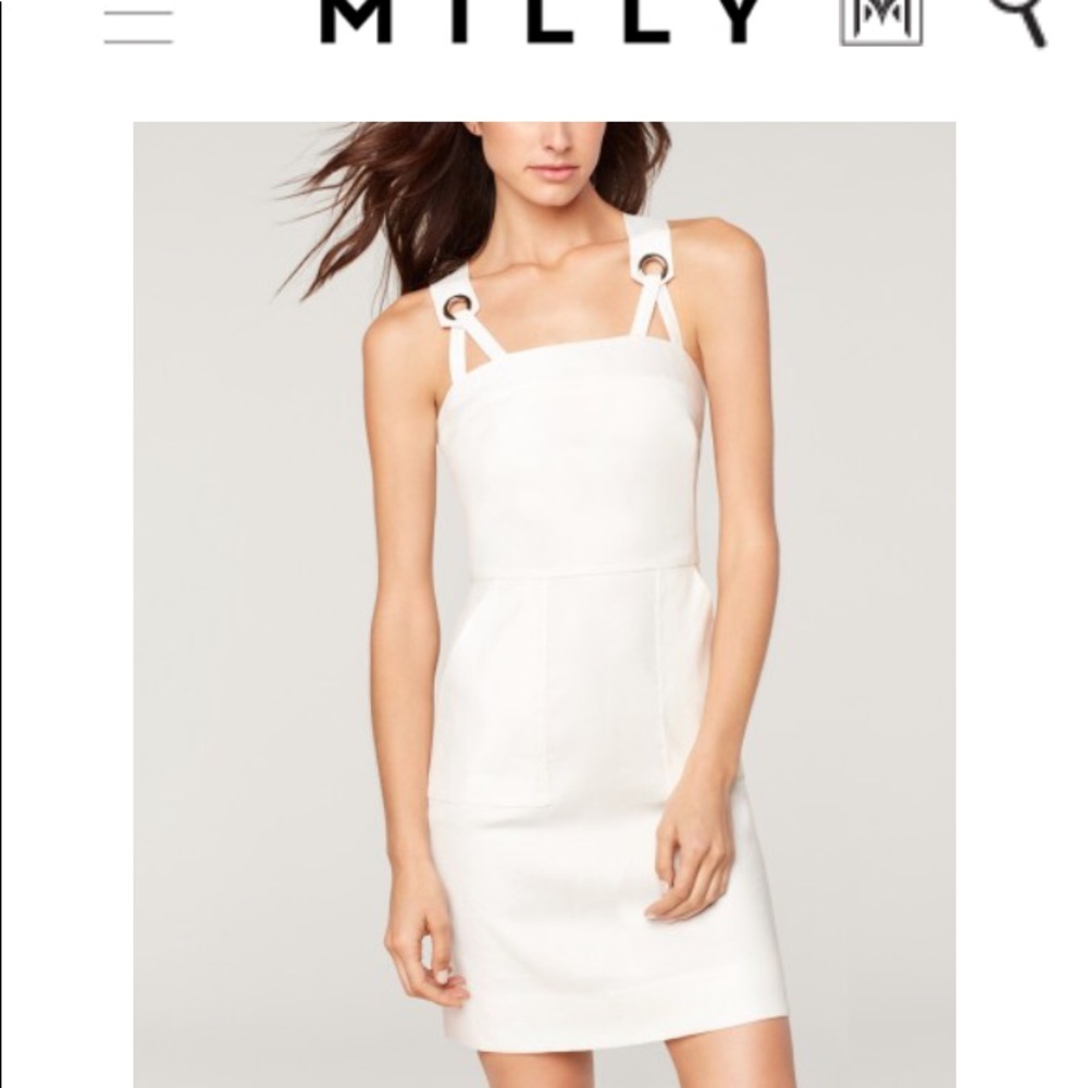 White linen Milly dress
